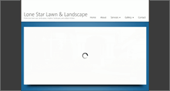 Desktop Screenshot of lonestarlawnandlandscape.com